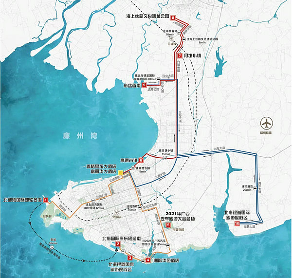 跟着文旅大会观摩线路游北海