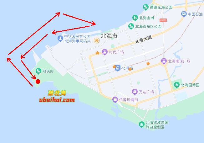 北海环岛游（南万）