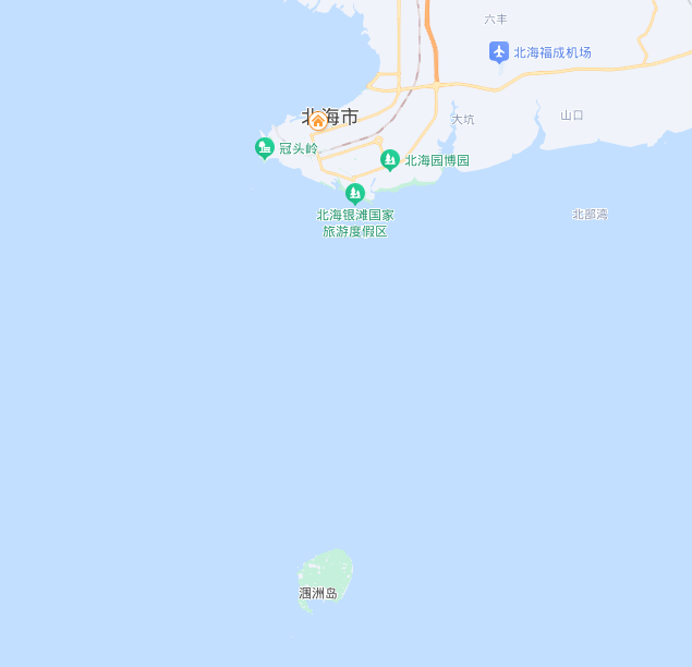 北海旅游地图